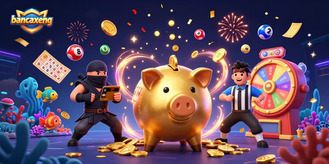 Bancaxeng captures excitement as players engage in vivid fish shooting games with colorful elements and dynamic energy.