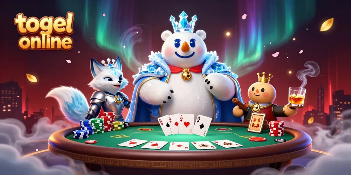 Experience thrilling togel online action with our vibrant 3D casino scene and engaging characters.
