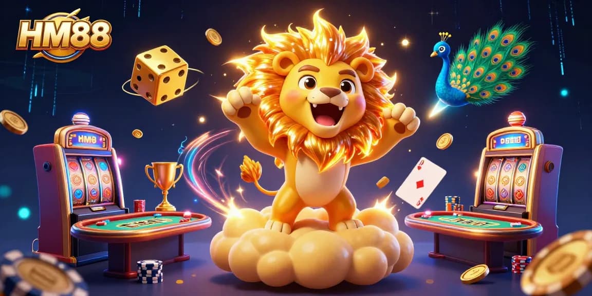 Play exciting games and win at HM88 Casino with colorful, dynamic gaming elements.