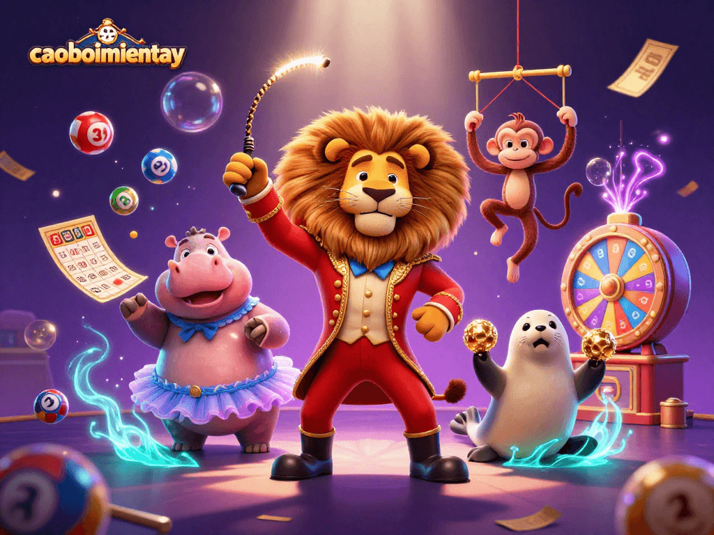 Engage in caoboimientay with dynamic gambling action featuring vibrant characters and exciting elements.