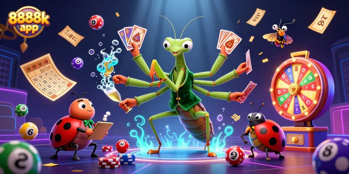 Experience the thrill of play with 8888k app, showcasing vibrant casino gameplay and exciting game elements.