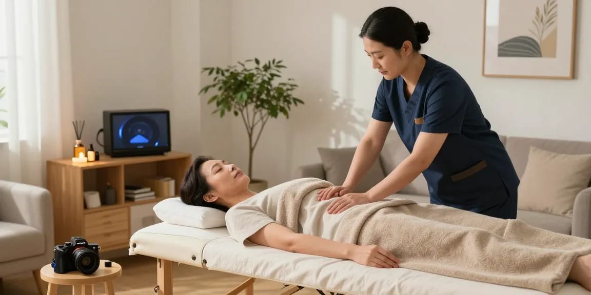 Experience premium 안산출장안마 services in a cozy home environment with a professional therapist.