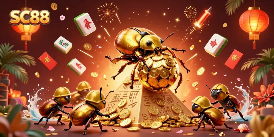 Experience SC88's thrilling jackpot journey with vibrant golden coins and exciting game symbols.