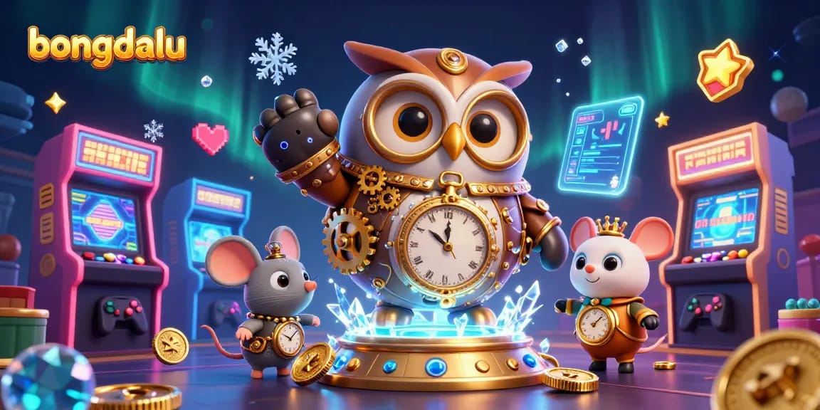 Bongdalu brings immersive sports betting experiences with cartoon characters in a vibrant casino scene.