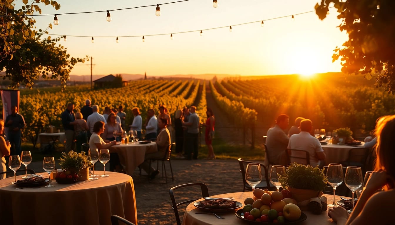 Join the festivities at clarksburg wine events featuring delicious local wines and vibrant atmospheres.
