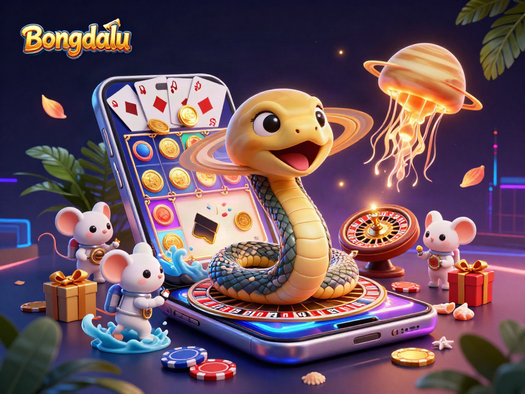 Bongdalu players enjoying thrilling betting experience on a cosmic roulette scene.