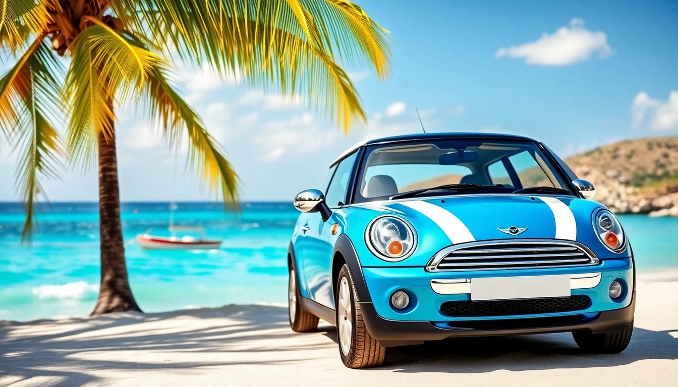 Experience the adventure of st barts mini cooper rental on a stunning tropical beach.