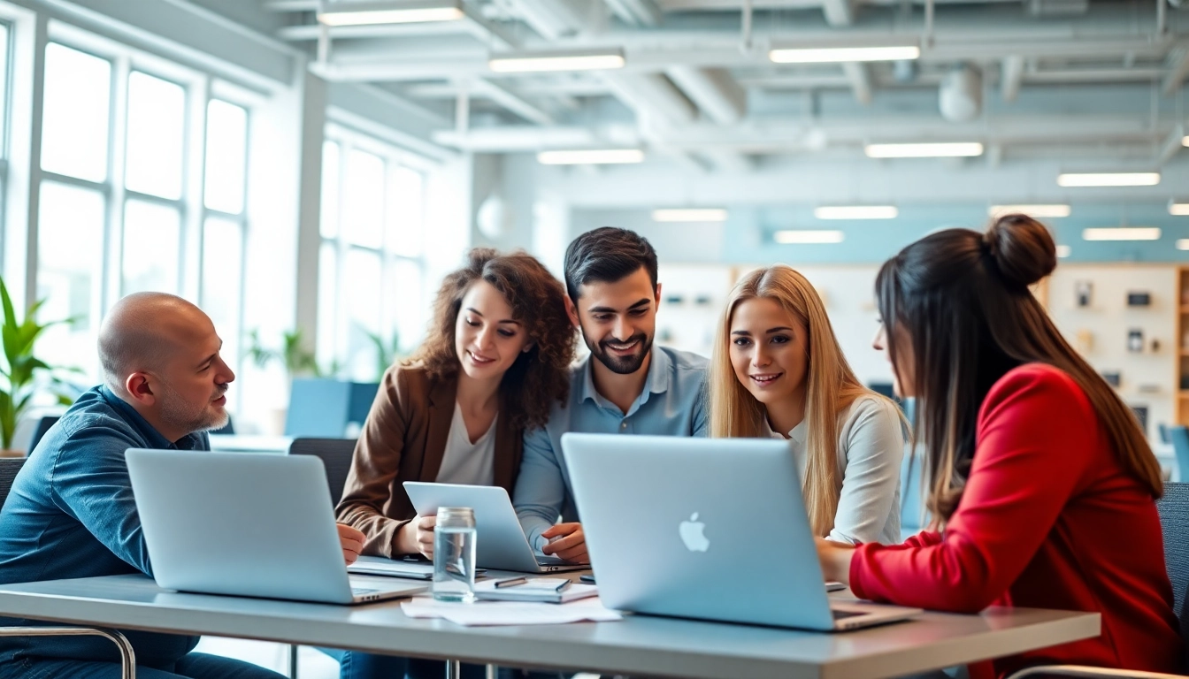 Team of experts from a Shopify Plus agency collaborating on innovative e-commerce solutions.