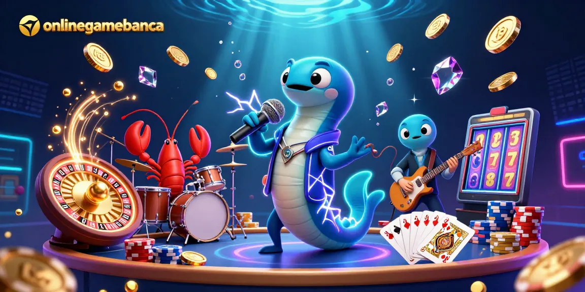 Engage with the dynamic onlinegamebanca celebrity casino scene featuring a DJ eel and vibrant gambling elements.