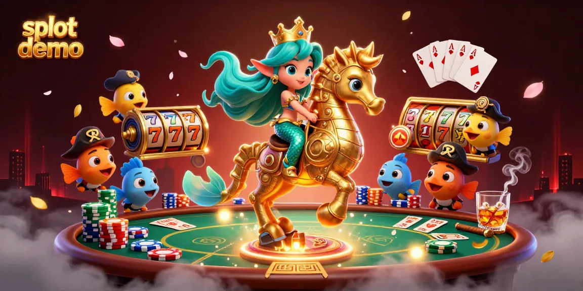 Spin on our vibrant slot demo featuring a mermaid princess and seahorse in action!