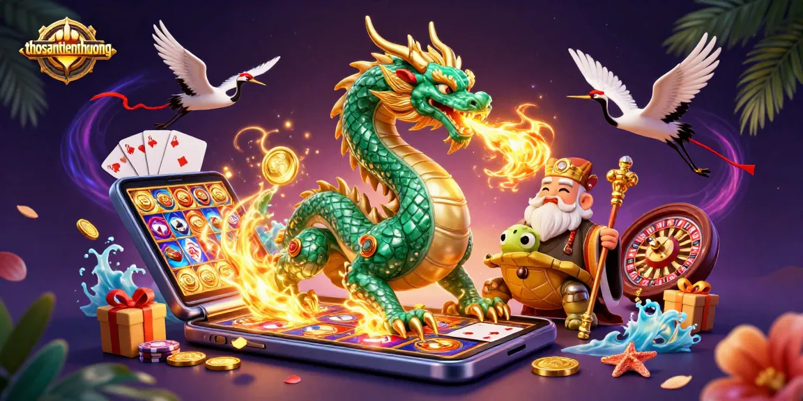 Engage with the thosantienthuong dragon slot adventure featuring vibrant 3D characters and dynamic gaming elements.