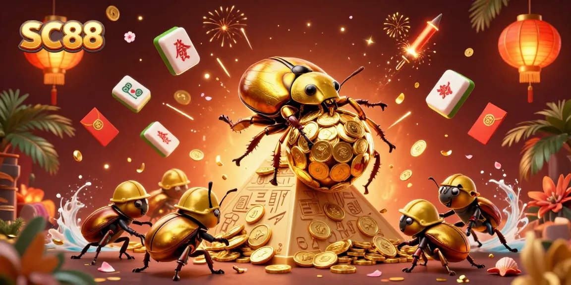 Experience SC88's thrilling jackpot journey with vibrant golden coins and exciting game symbols.