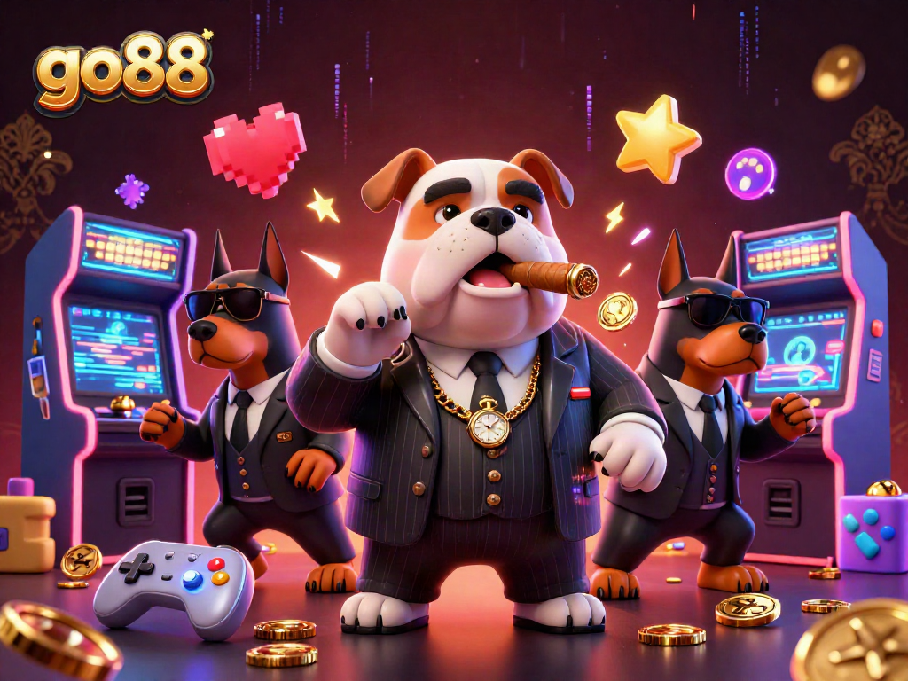Experience go88 with immersive 3D casino illustration showcasing action-packed gaming elements.