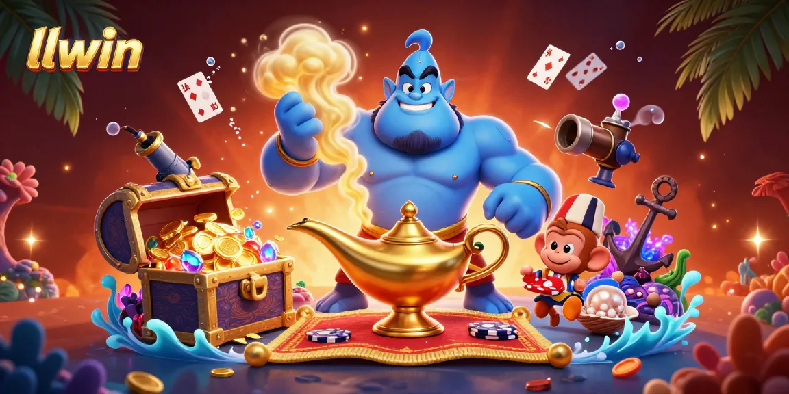 Experience thrilling gaming action at llwin with magical characters and vibrant casino elements